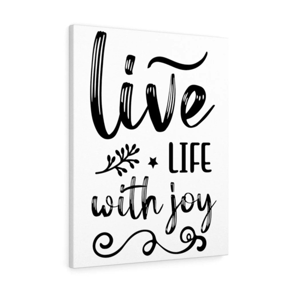 Inspirational Wall Art Live Life With Joy Wall Art Motivation for Inspiring